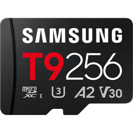 Карта пам'яті Samsung MICRO SDXC T9 256GB, U3, V30, A2 до 200 Мб/с (MB-MH256T/WW)