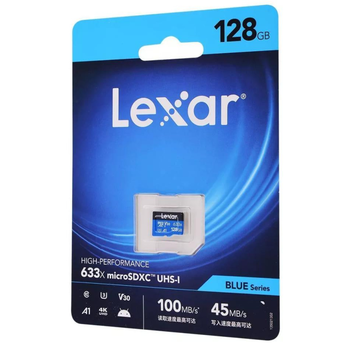 Накопичувач Micro SDXC Card LEXAR 633x (Class 10 UHS-I U3) 128GB