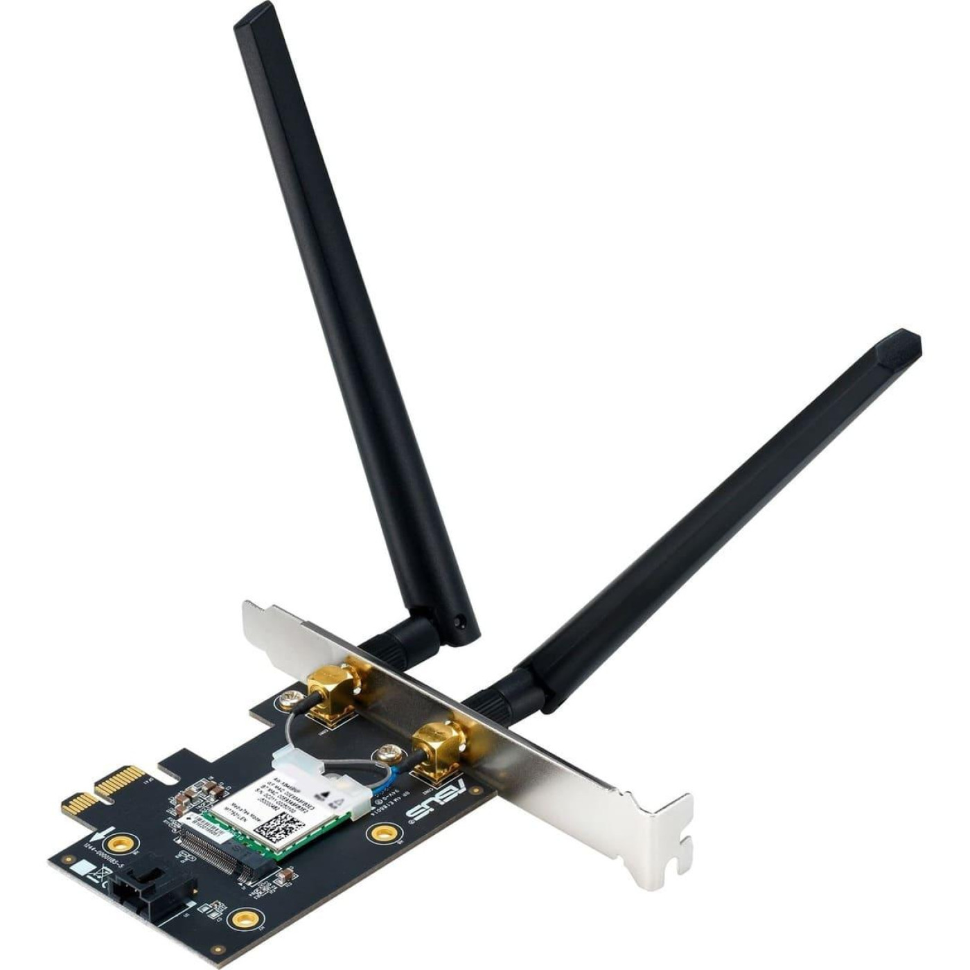 WiFi-адаптер ASUS WiFi PCE-BE6500 BE6500, PCI-Express x1, BT5.4 (90IG09G0-MO0B00)