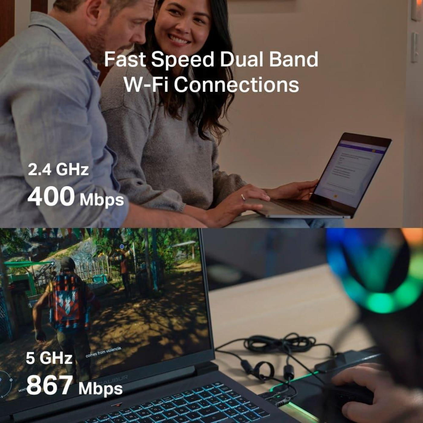 WiFi-адаптер Mercusys WiFi MA30N AC1300, USB (MA30N)