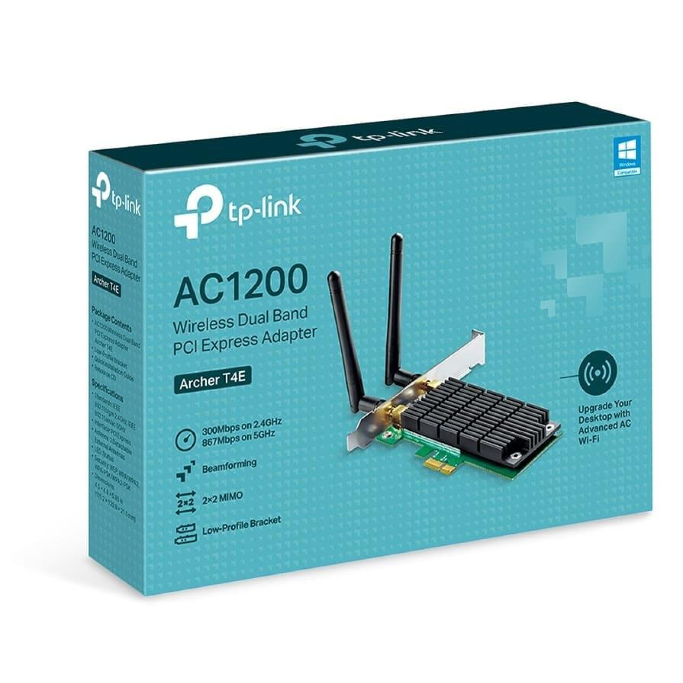 WiFi-адаптер TP-Link Archer T4E AC1200 PCI Express (ARCHER-T4E)