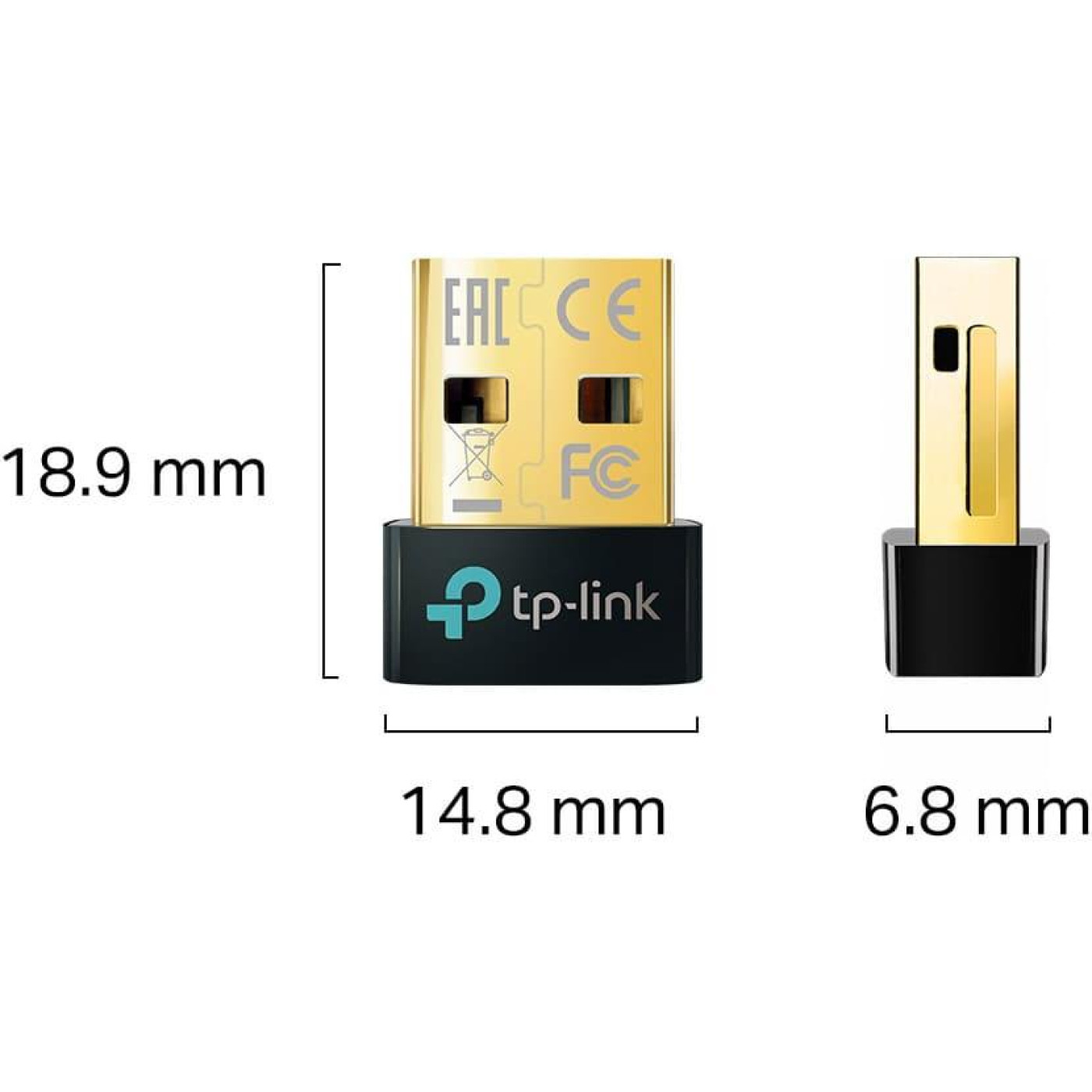 Бездротовий адаптер TP-Link BT-адаптер UB5A Bluetooth 5.0 nano
