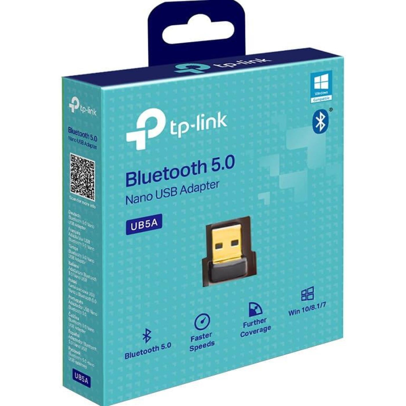 Бездротовий адаптер TP-Link BT-адаптер UB5A Bluetooth 5.0 nano