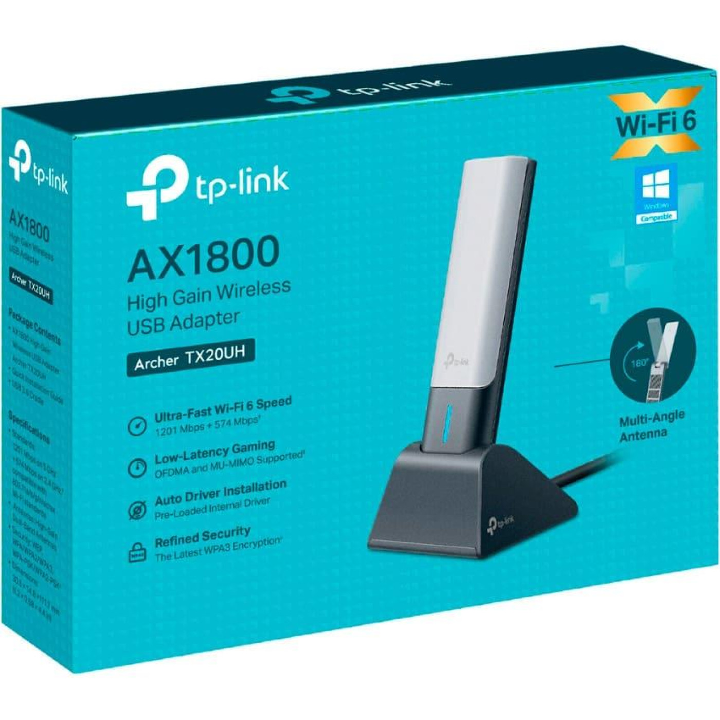 WiFi-адаптер TP-Link USB Archer TX20UH (Archer TX20UH)