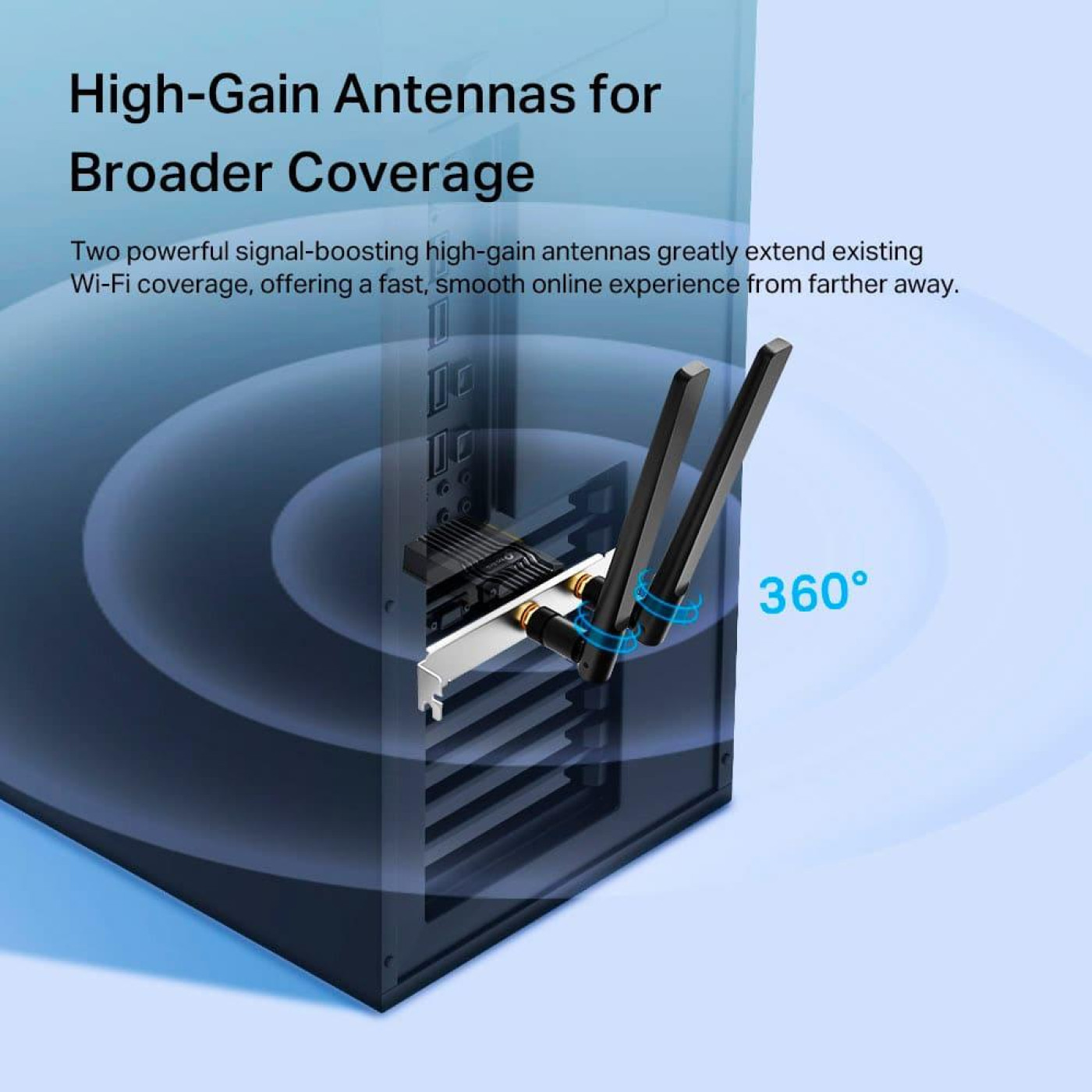 WiFi-адаптер TP-Link Archer TX55E AX3000 BT5.2 PCI Express (ARCHER-TX55E)