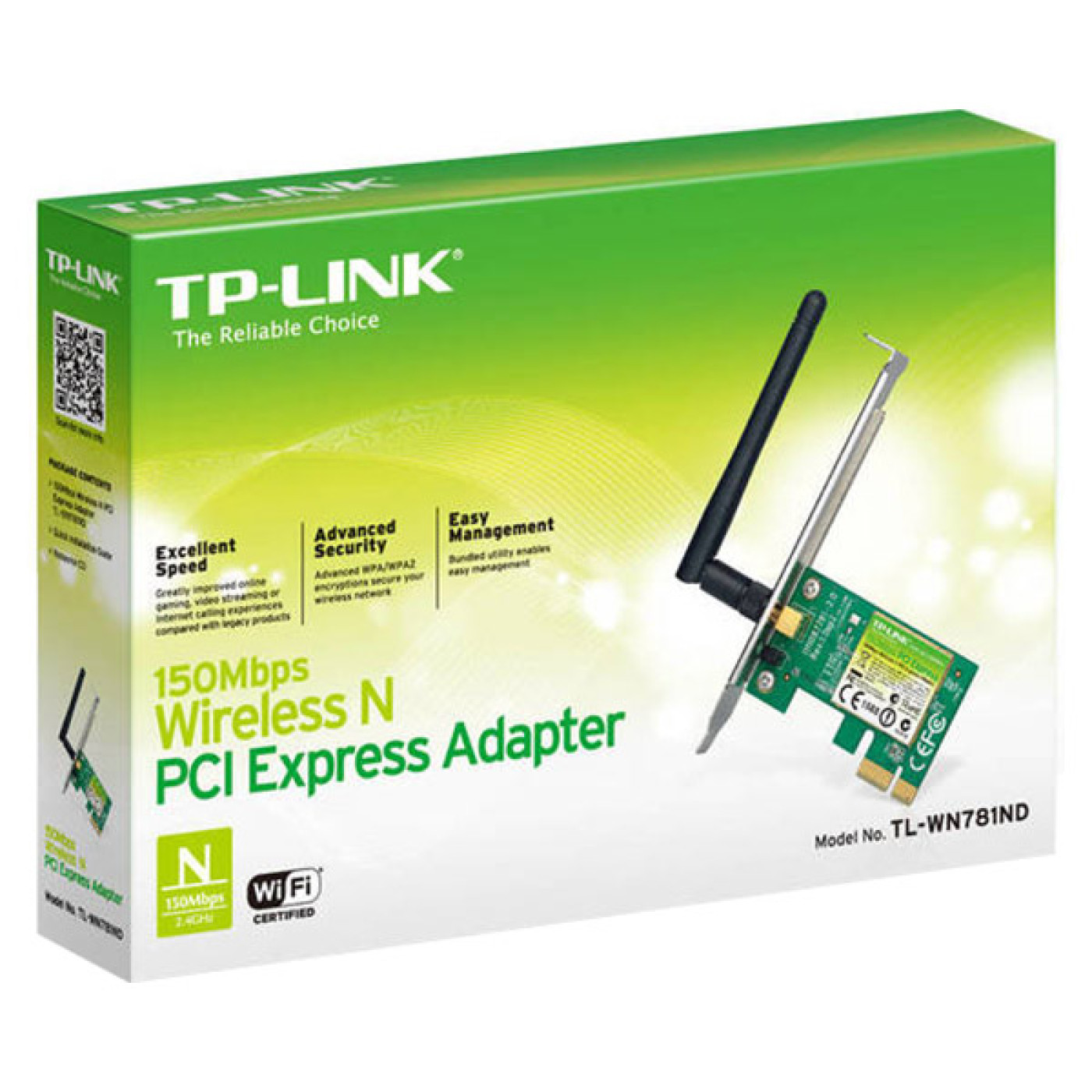 WiFi-адаптер TP-Link PCI-E TL-WN781ND (TL-WN781ND) U1