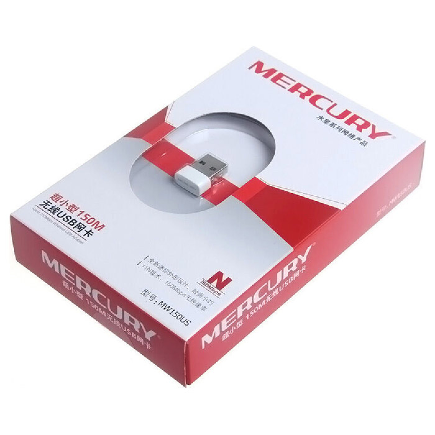 Бездротовий адаптер Mercusys WiFi-адаптер USB MW150US
