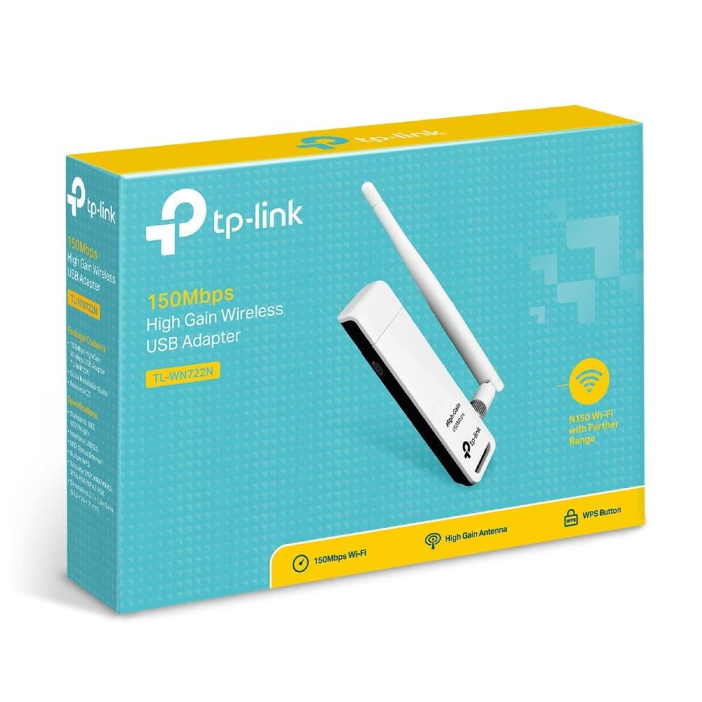 WiFi-адаптер TP-Link USB TL-WN722N (TL-WN722N)