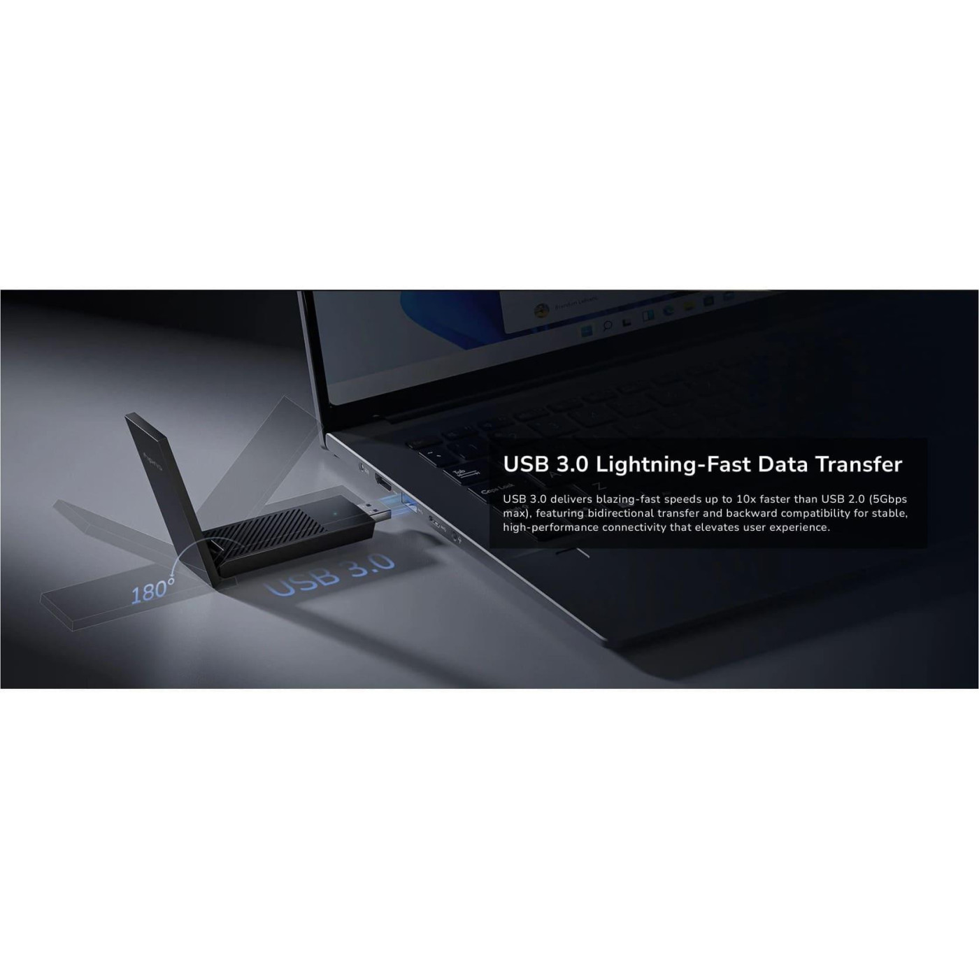 WiFi-адаптер Cudy WiFi WU5400, AX5400 Tri-Band Wi-Fi 6 / 6E (WU5400)