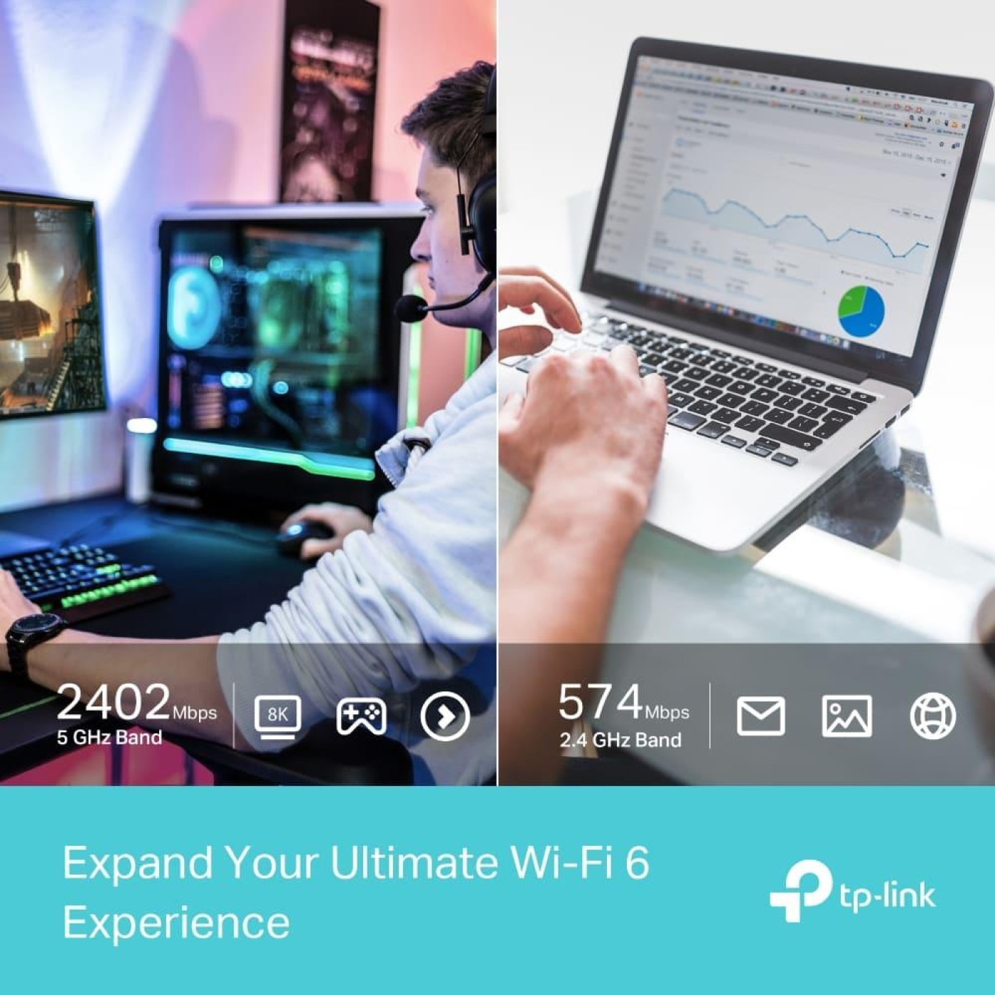 WiFi-адаптер TP-Link WiFi Archer TX50UH AX3000, USB 3.0 (ARCHER-TX50UH)