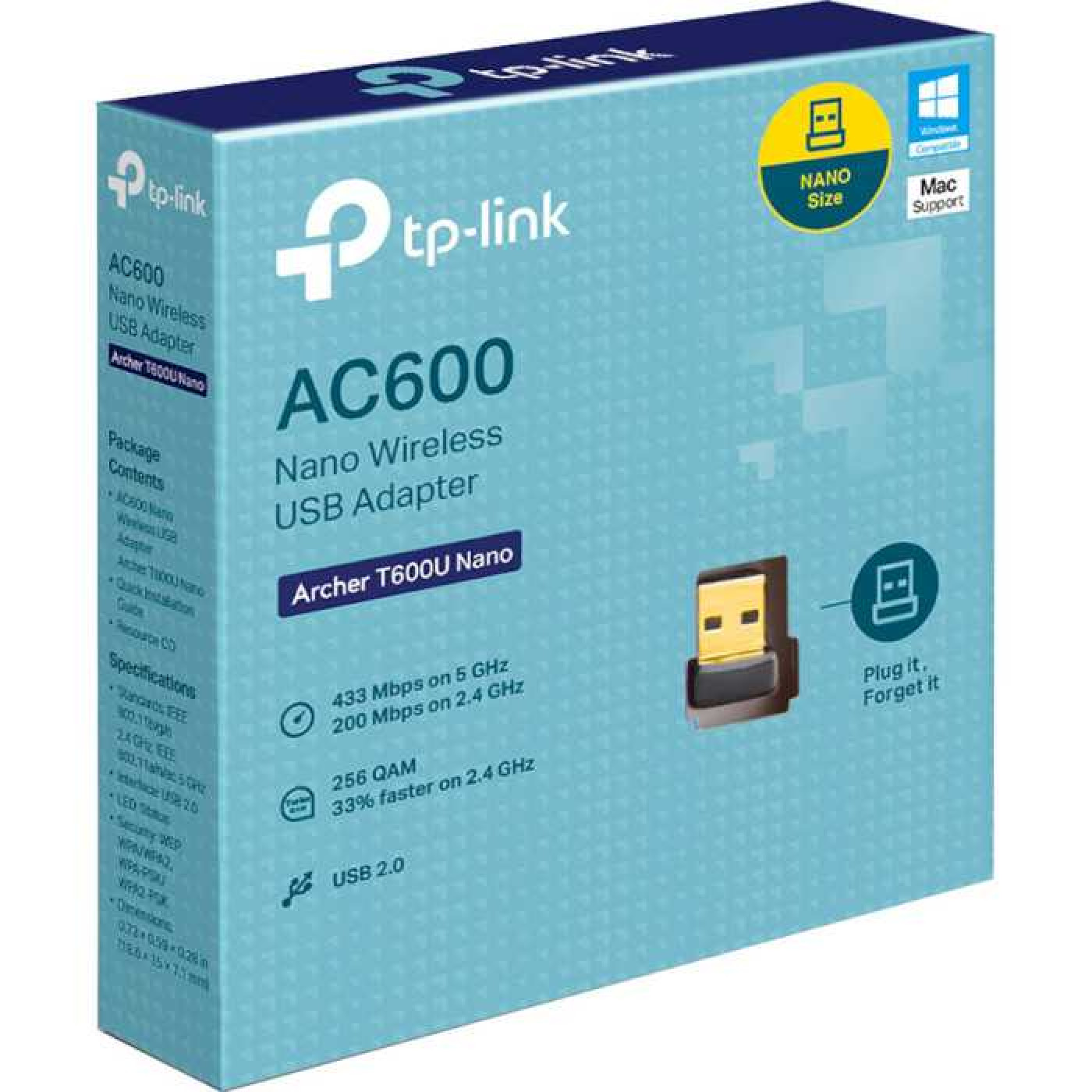 WiFi-адаптер TP-Link USB Archer T600U Nano (Archer T600U Nano)