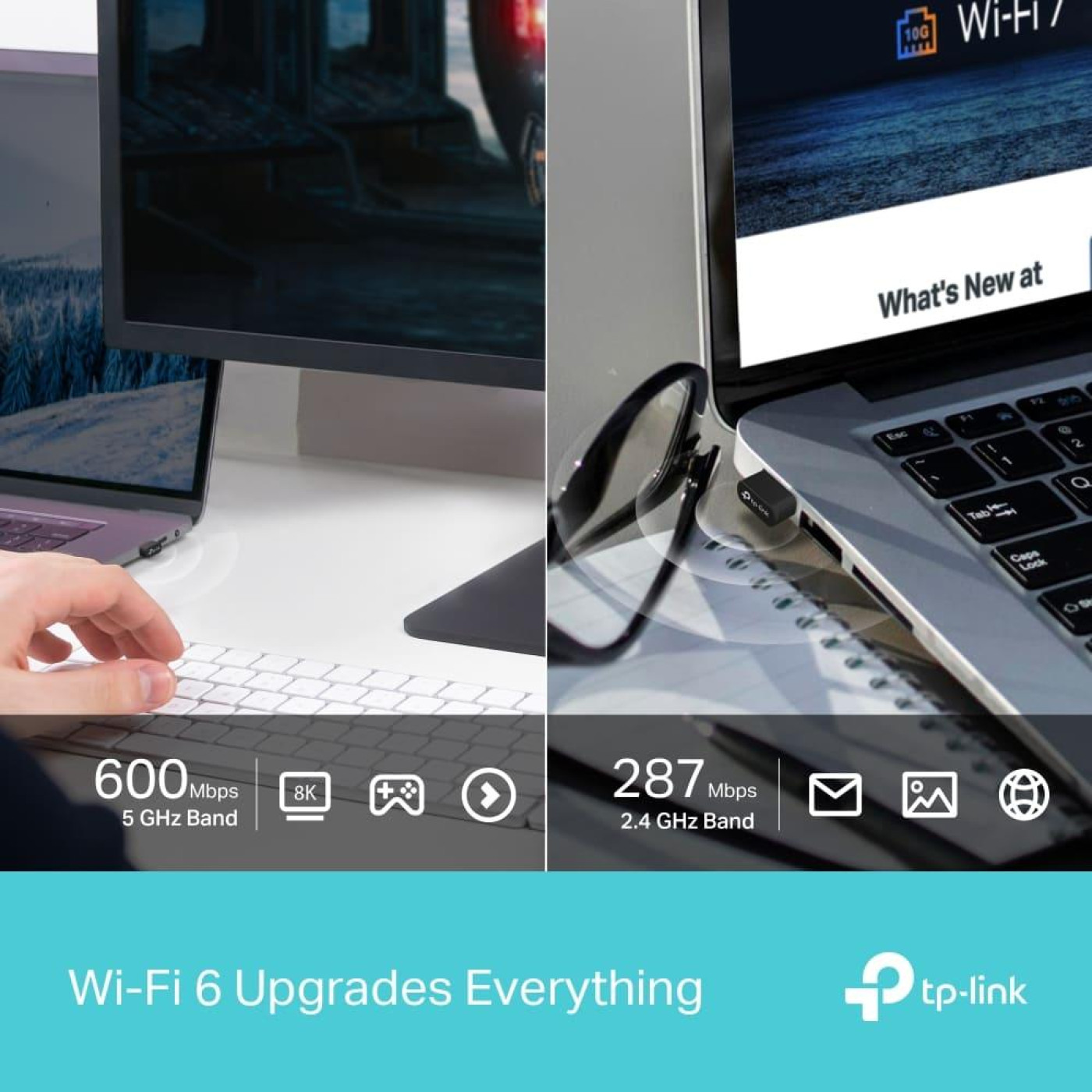 WiFi-адаптер TP-Link WiFi Archer TX10UB nano AX900, USB, BT5.3 (ARCHER-TX10UB-NANO)
