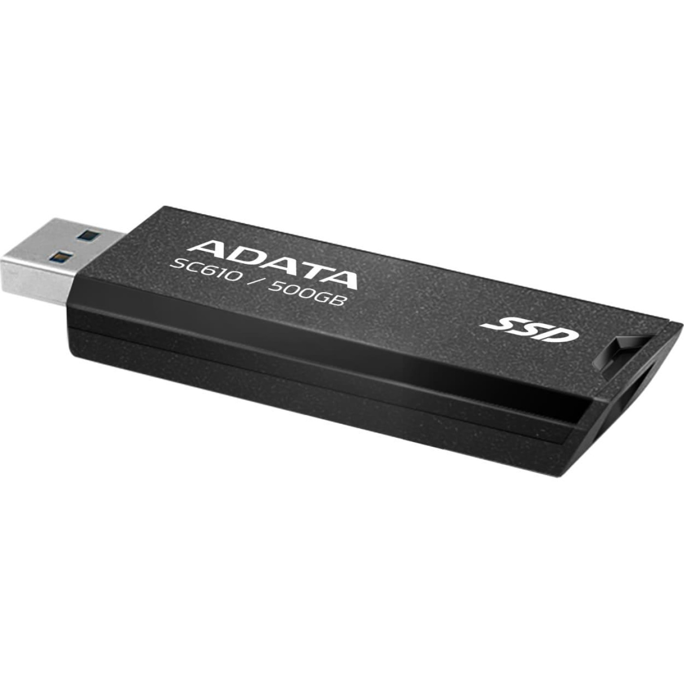Накопитель SSD Adata SSD накопичувач 500GB USB3.2 BLACK SC610-500G-CBK/RD (SC610-500G-CBK/RD)