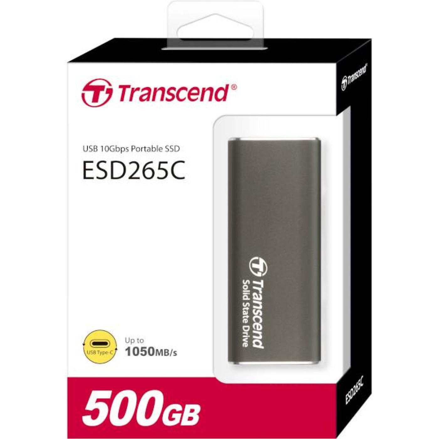 Накопитель SSD Transcend SSD USB-C 500GB (TS500GESD265C)