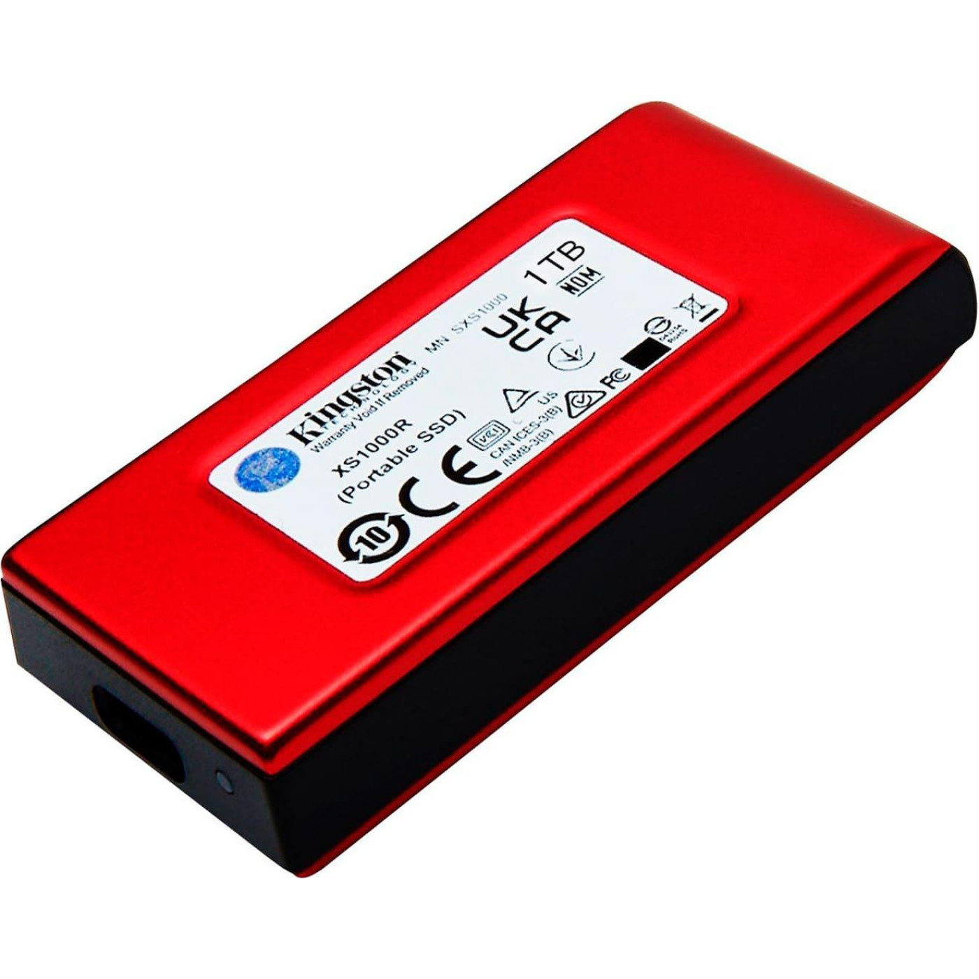 Накопитель SSD Kingston SSD накопитель XS1000 1 TB Red (SXS1000R/1000G)