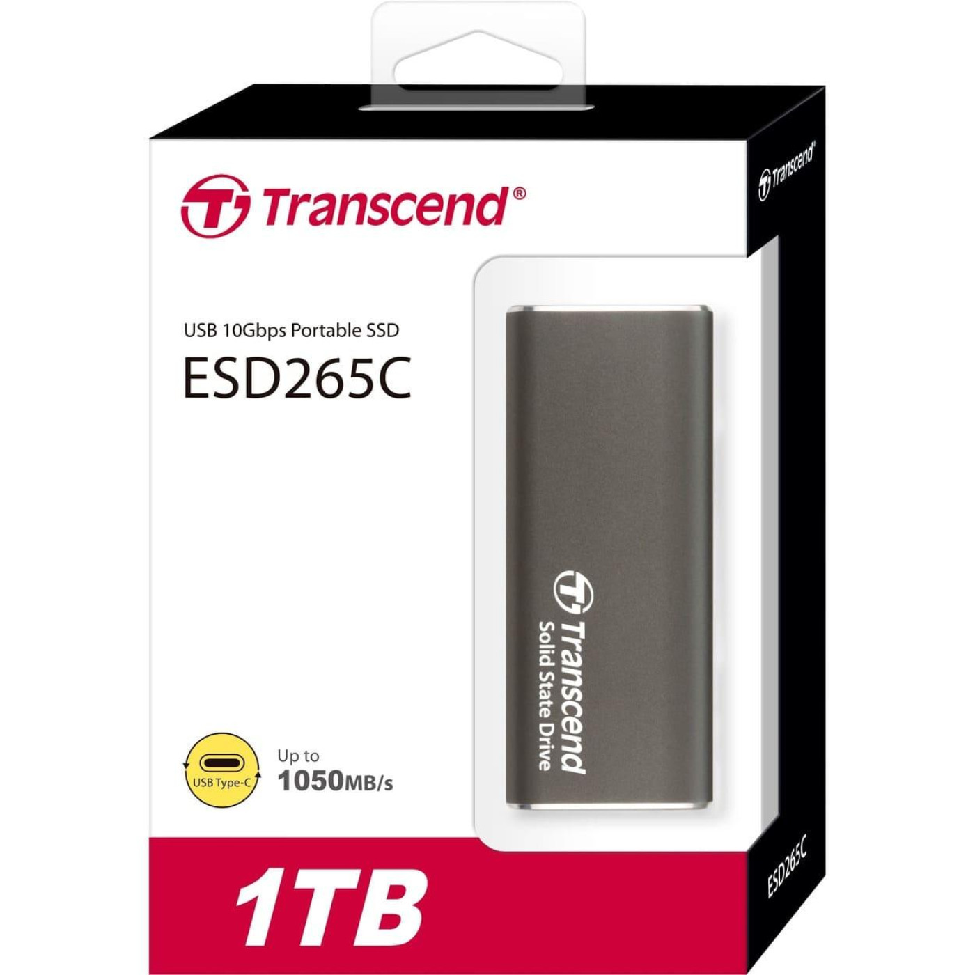 Накопитель SSD Transcend SSD 1TB ESD265C 1TB Iron Gray (TS1TESD265C) (FFMSTR02144)