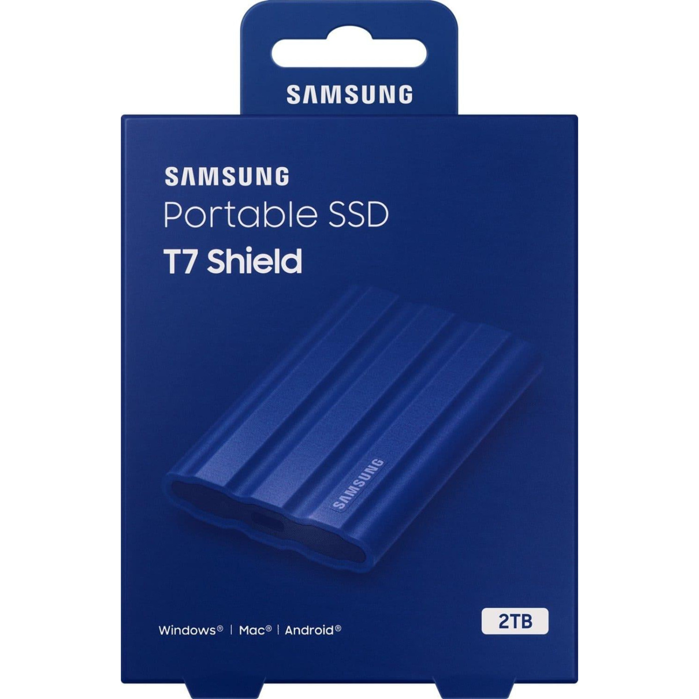 Портативний SSD Samsung 2TB USB 3.2 Gen 2 Type-C T7 Shield