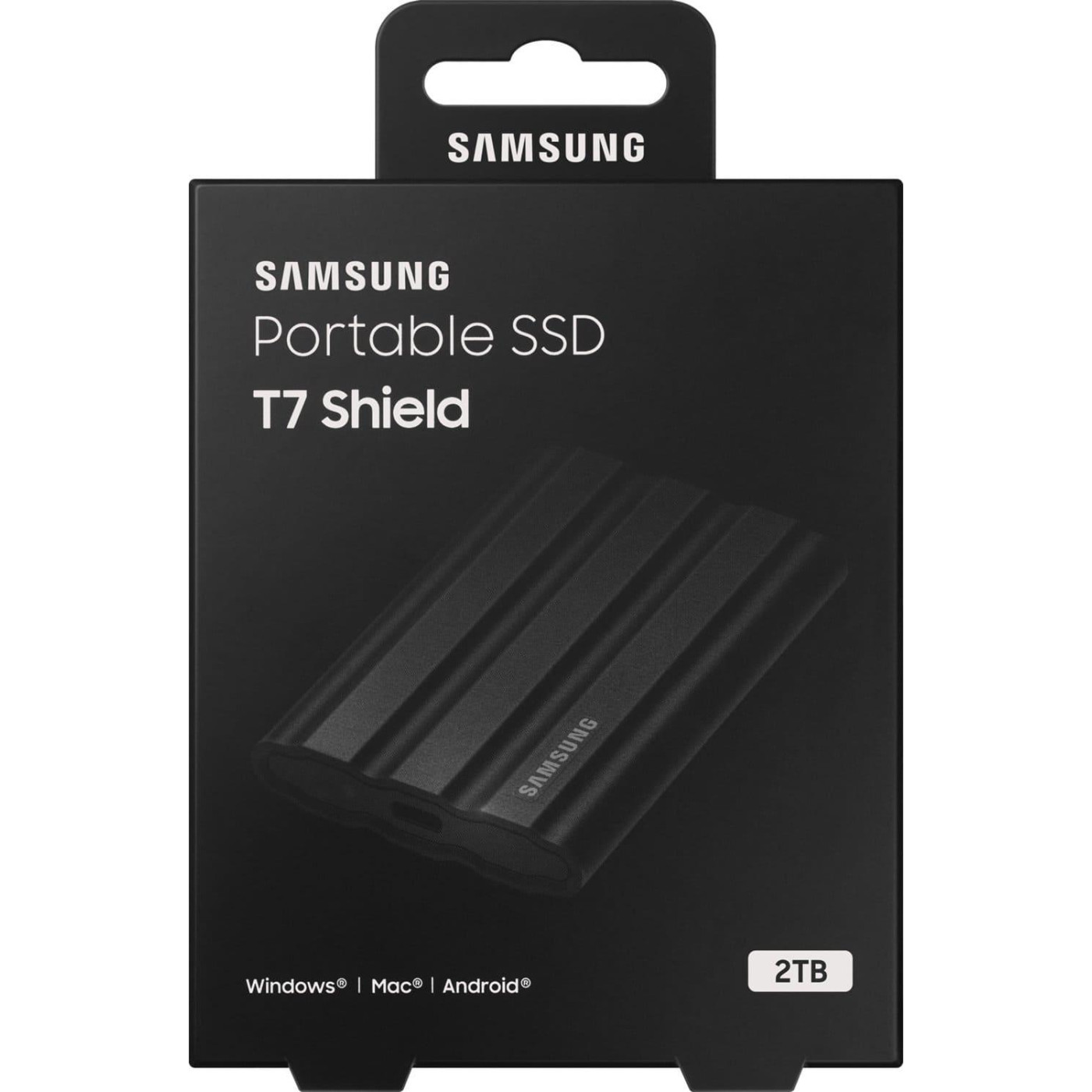 Портативний SSD Samsung 2TB USB 3.2 Gen 2 Type-C T7 Shield