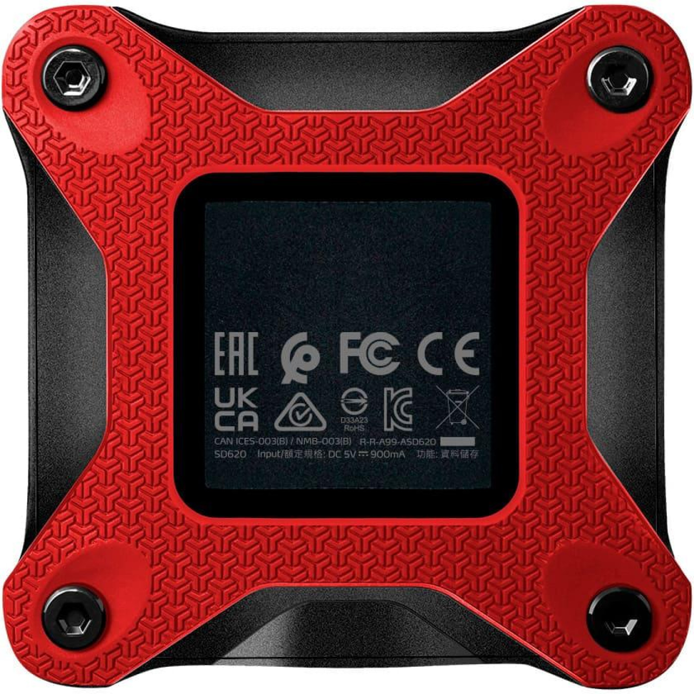 Накопичувач SSD Adata SSD SD620 512GB USB 3.2 520/460Mb/s Red (SD620-512GCRD)