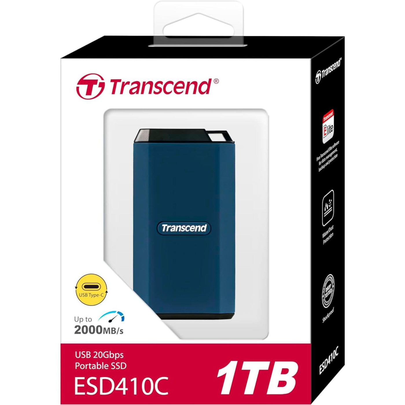 Накопичувач SSD Transcend SSD 1TB USB 3.2 Gen (TS1TESD410C) (FFMSTR02168)