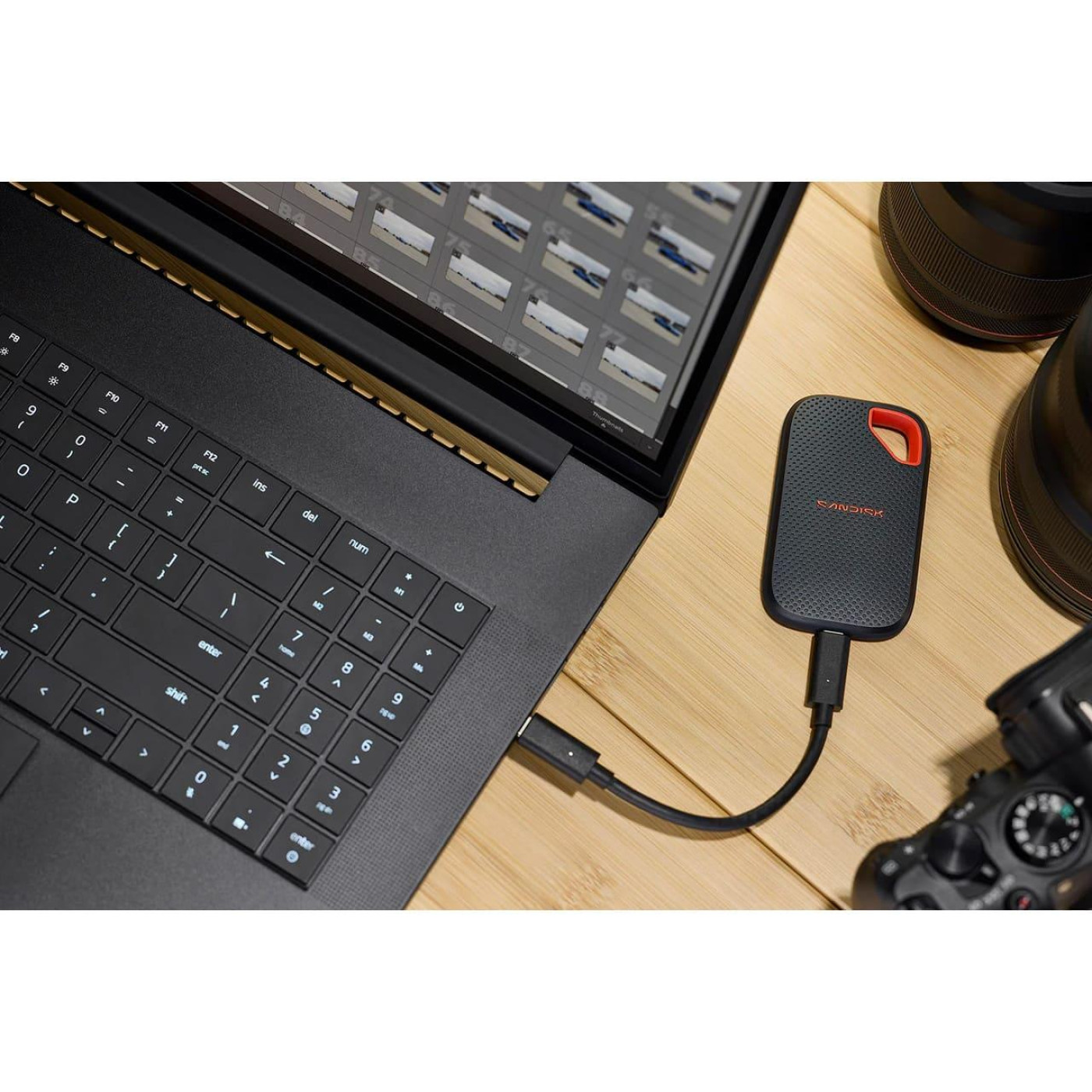 Накопитель SSD Sandisk SSD 1TB USB 3.2 (SDSSDE70-1T00-G25)