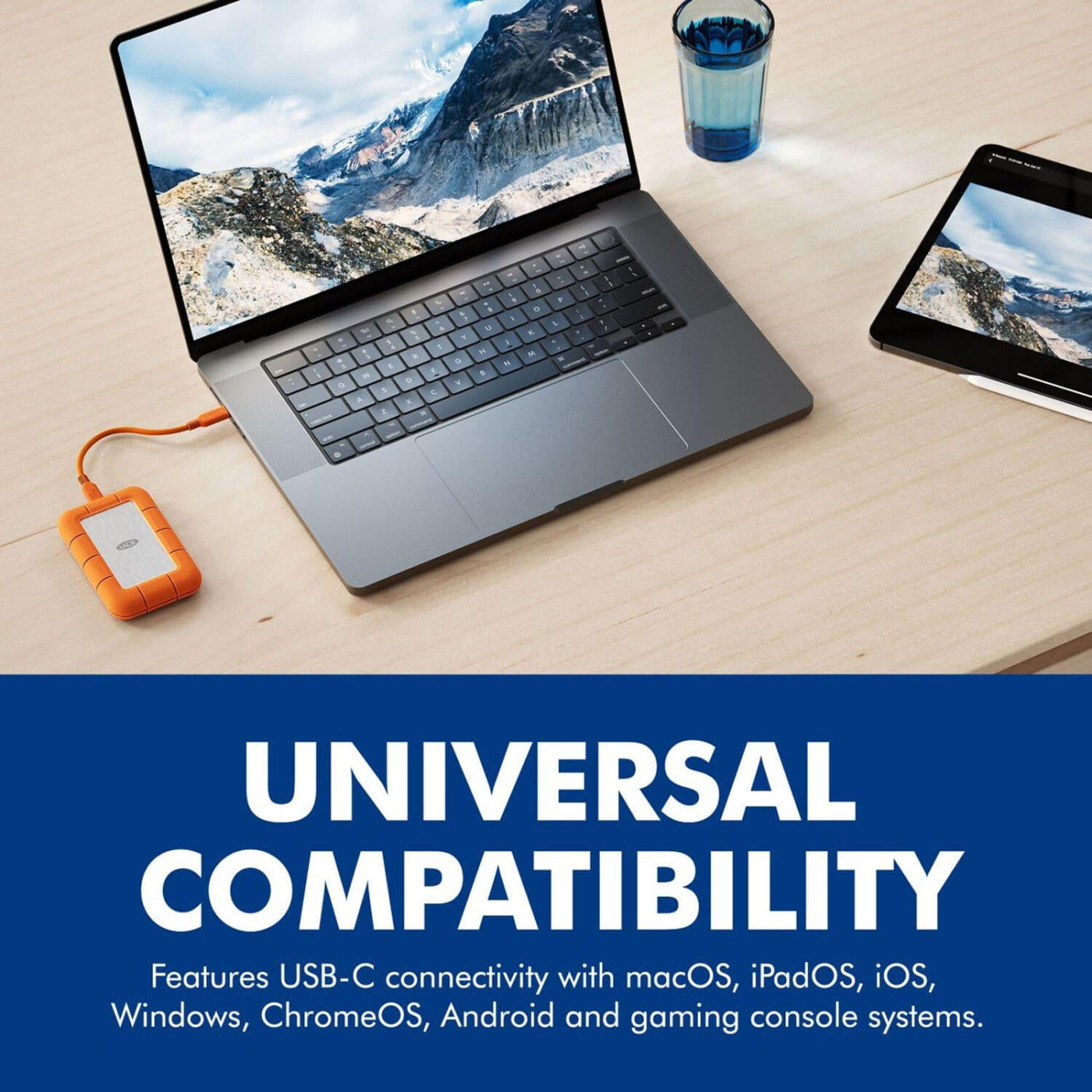 Накопитель SSD LACIE SSD накопичувач Rugged SSD4 1 TB Orange (STND1000400)