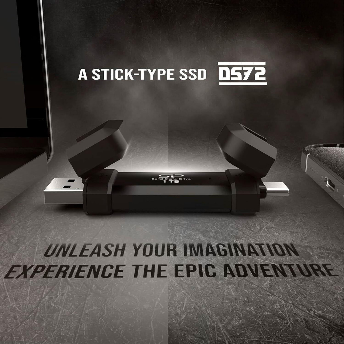 Накопитель SSD Silicon Power SSD накопители 250G TypeC/usb3.2 DS72 Black (SP250GBUC3S72V1K)