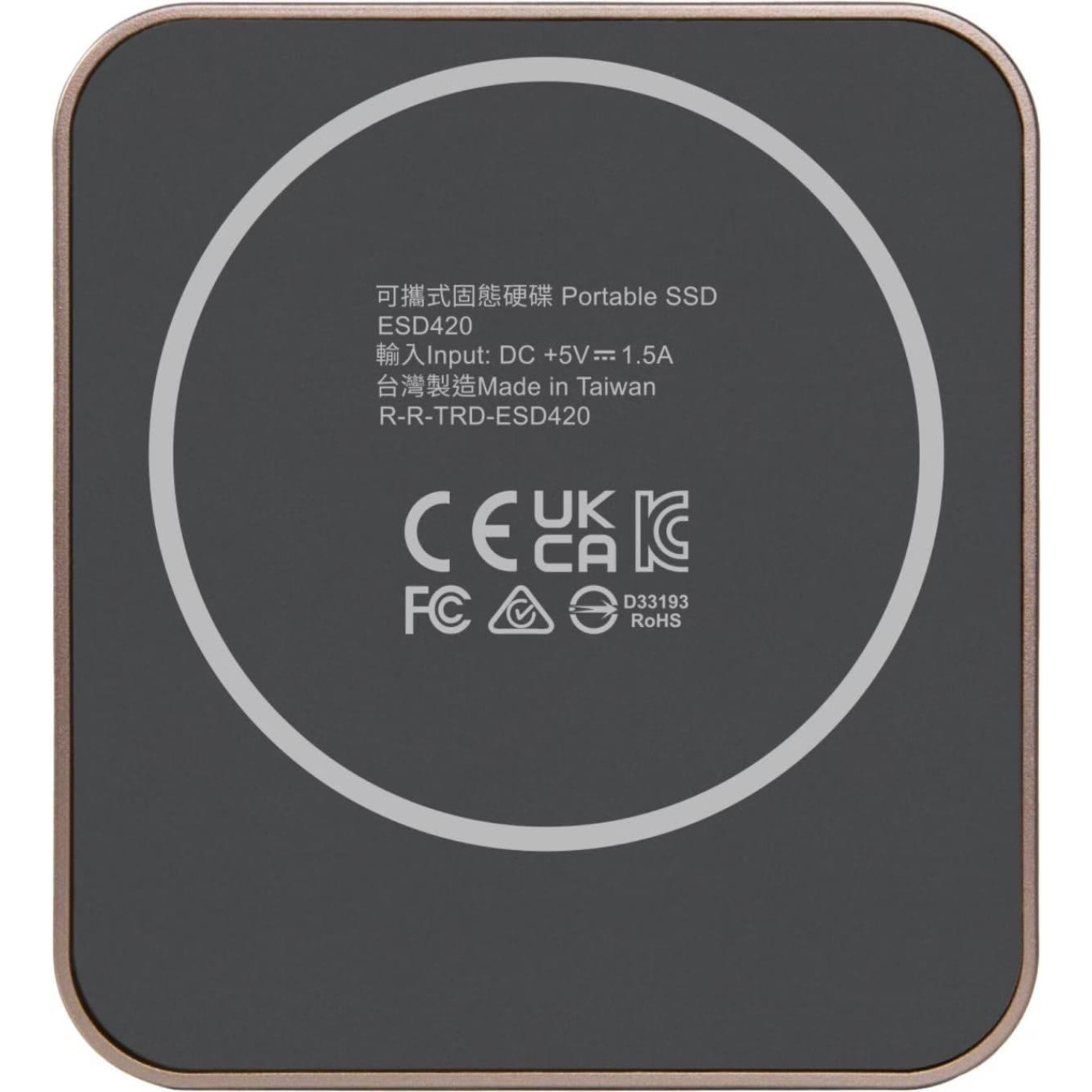 Накопичувач SSD Transcend SSD 4TB ESD420 3D NAND TLC Champagne Gold (TS4TESD420G)