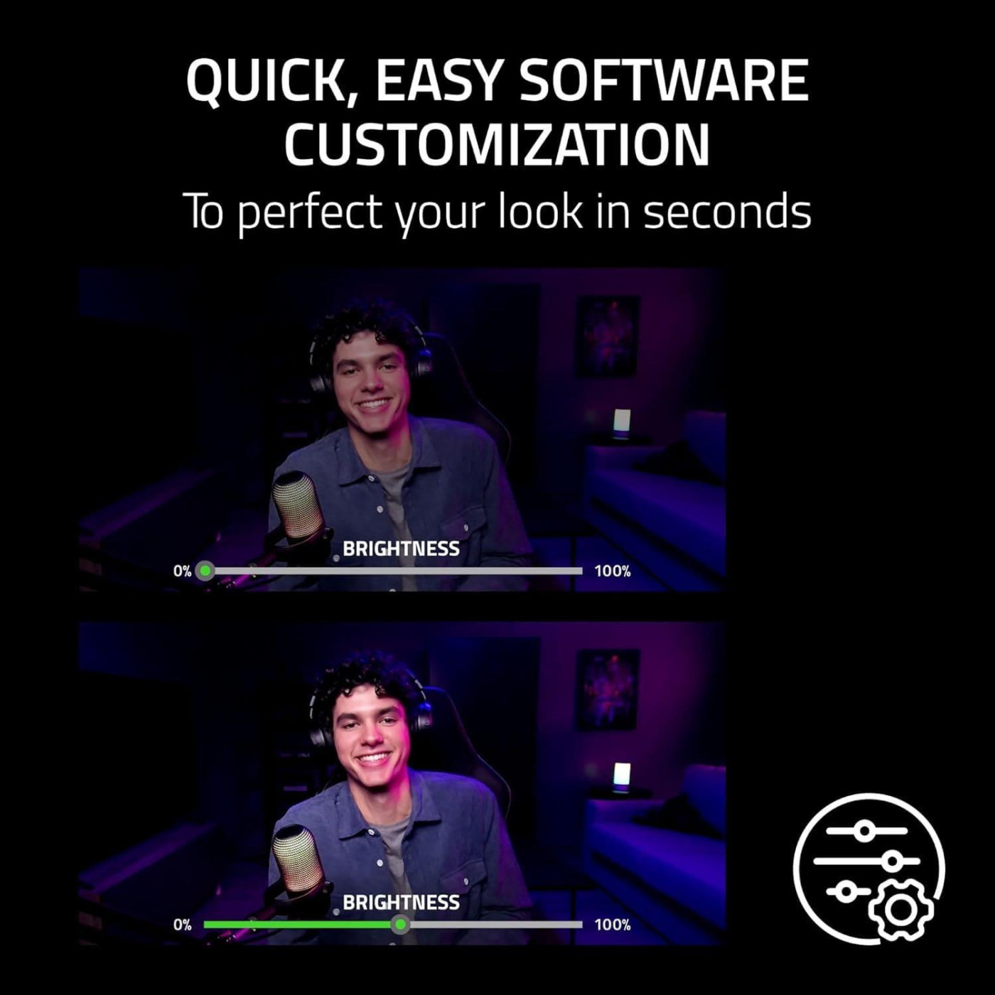 Веб-камера Razer Kiyo V2 X (RZ19-05380100-R3M1)