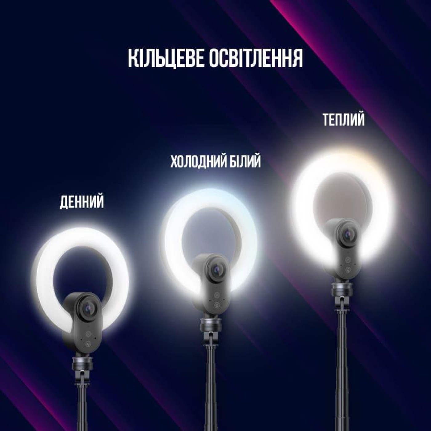 Веб-камера Lorgar Circulus 910 Streaming 5MP 1944p Auto Focus Stereo (LRG-SC910)