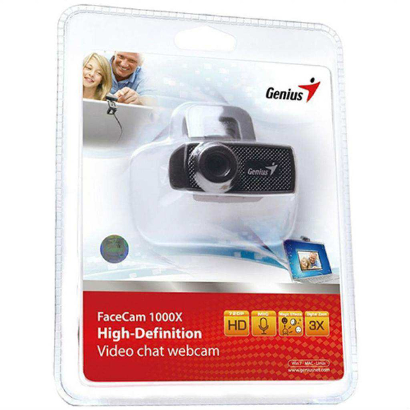 Веб-камера Genius Facecam 1000XHD Black (32200003400)