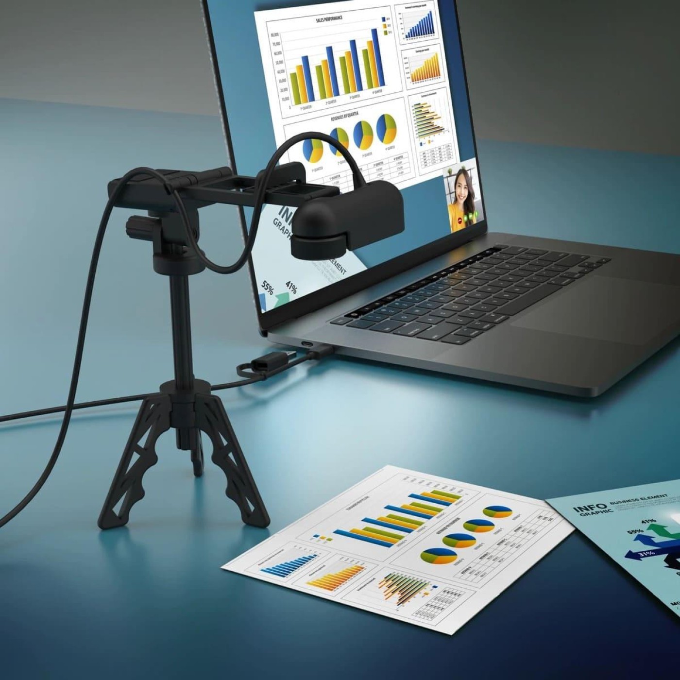 Веб-камера j5create Bеб-камера JVU250-N USB-A/C (JVU250-N)