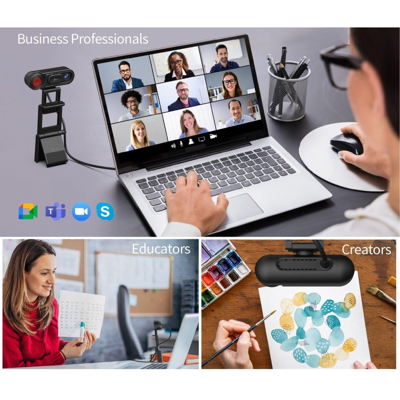 Веб-камера j5create Bеб-камера JVU250-N USB-A/C (JVU250-N)