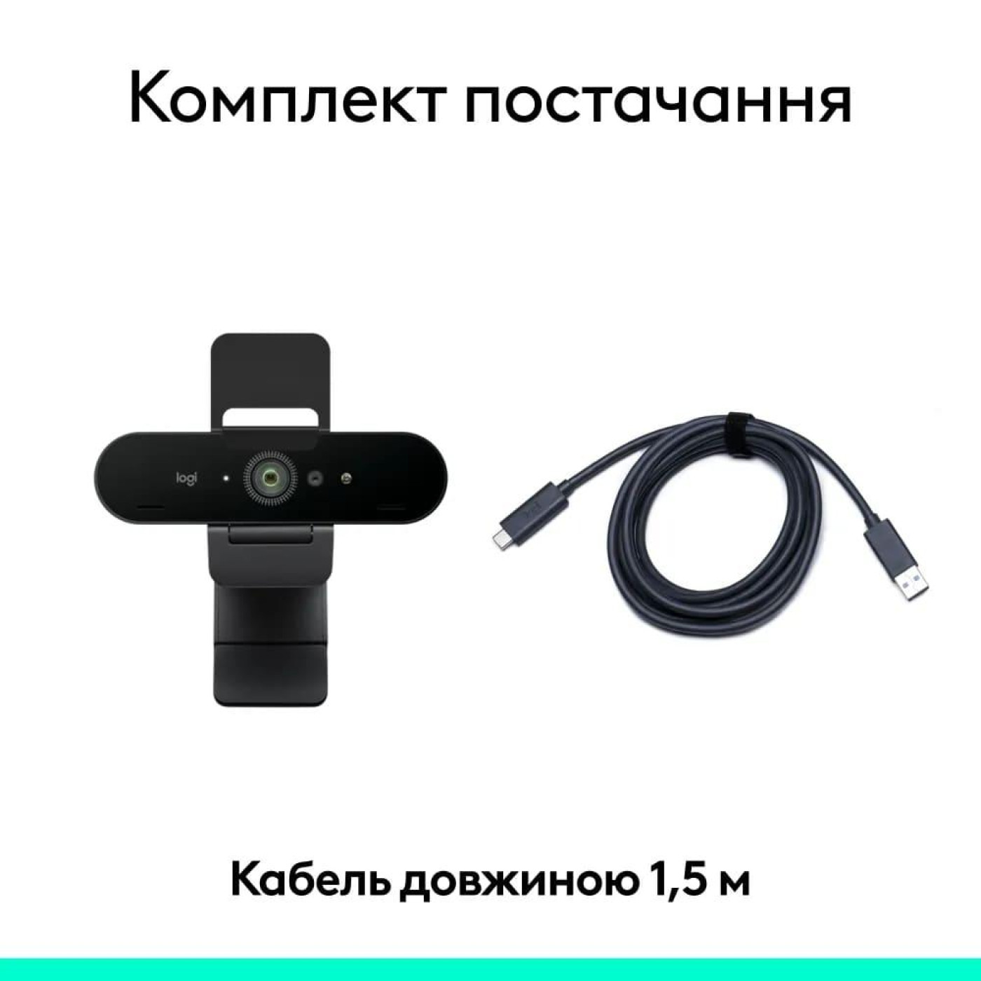 Веб-камера Logitech Brio 4K Graphite UltraHD (L960-001718) Black (960-001718)