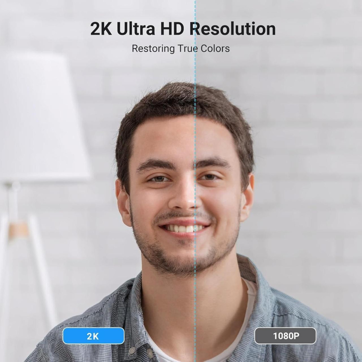 Веб-камера Ugreen CM717 2K webcam USB-A (25442)