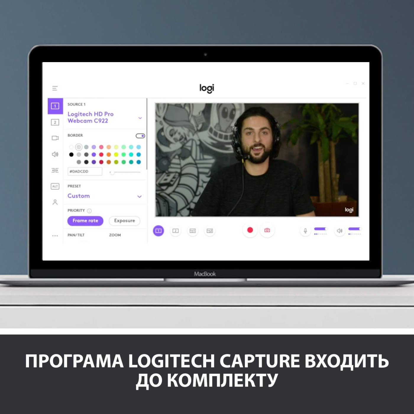 Веб-камера Logitech C920 Pro Stream FullHD Black (960-001055)