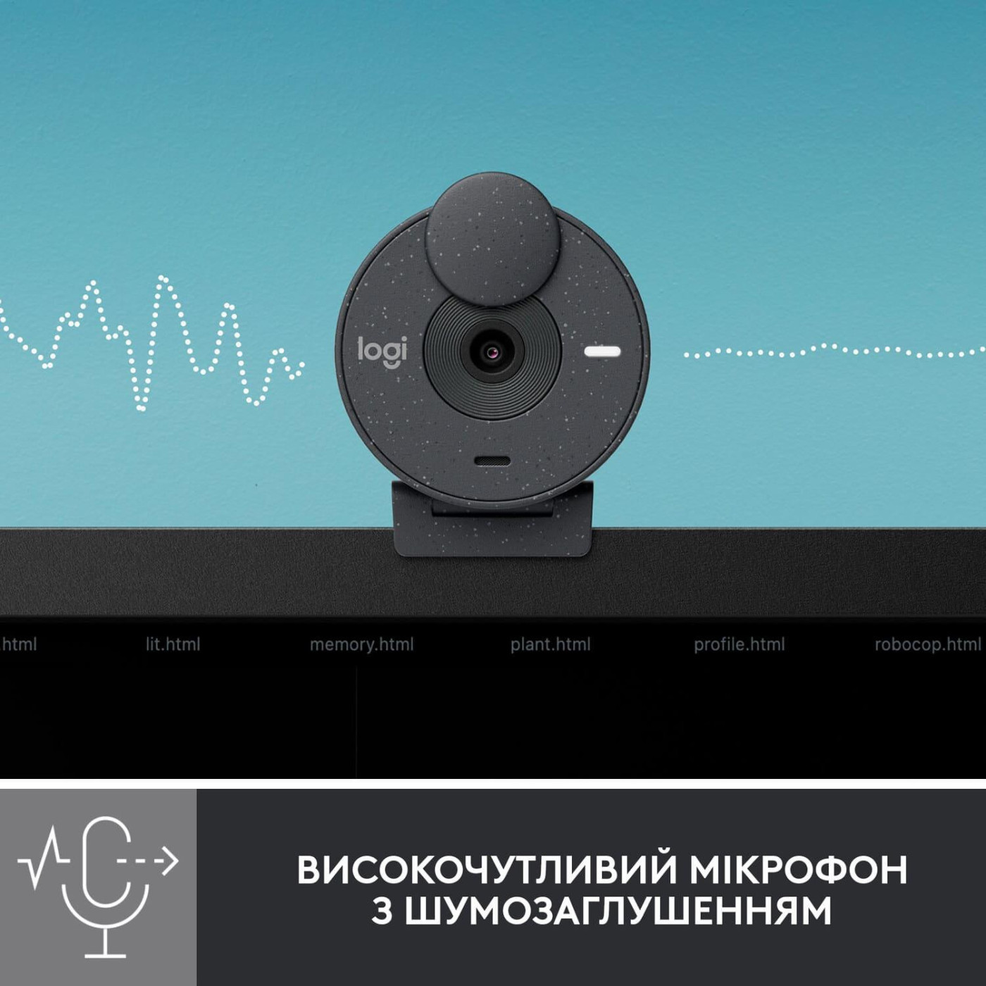 Веб-камера Logitech Brio 300 Full HD Graphite (960-001436)