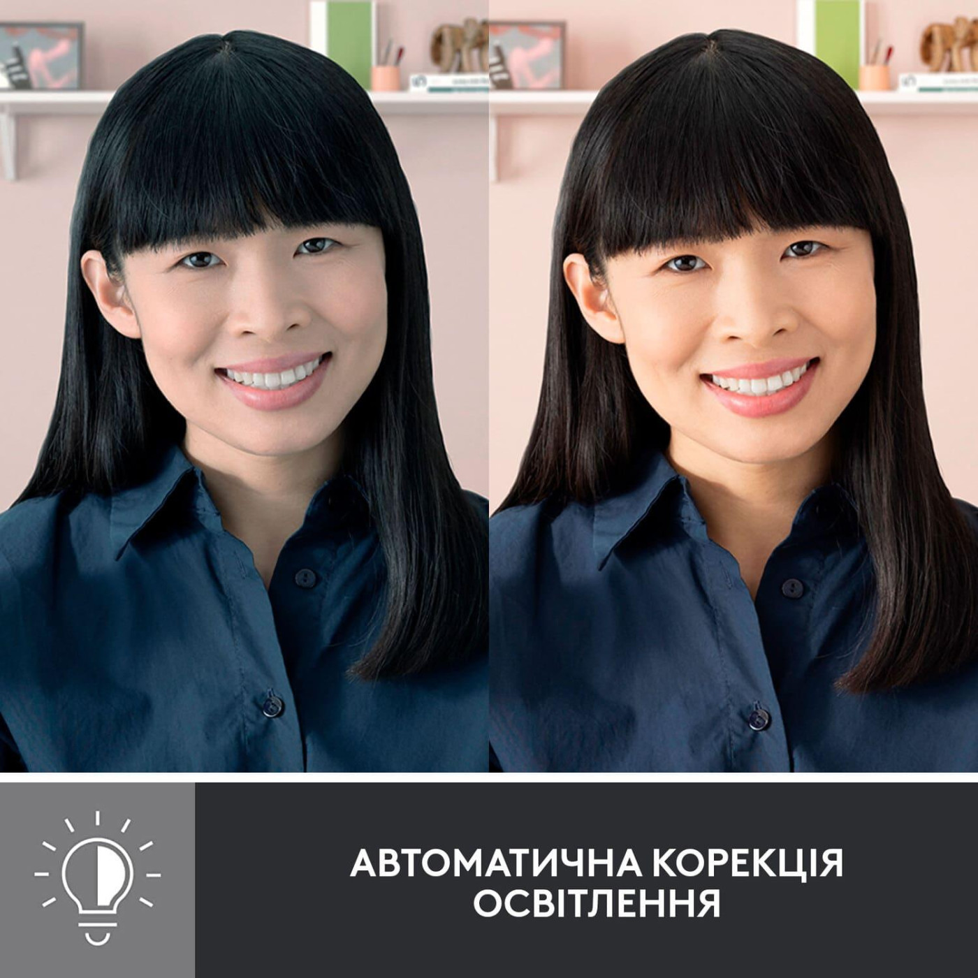 Веб-камера Logitech Brio 300 Full HD Rose (960-001448)