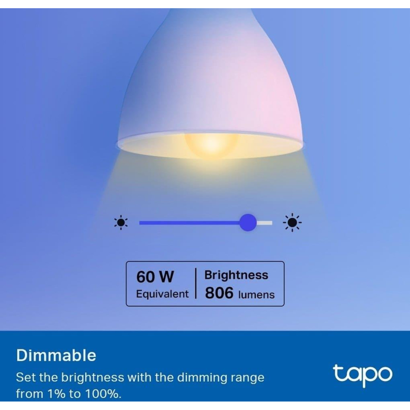 Розумна багатобарвна Wi-Fi лампа TP-LINK Tapo L530E 2шт N300