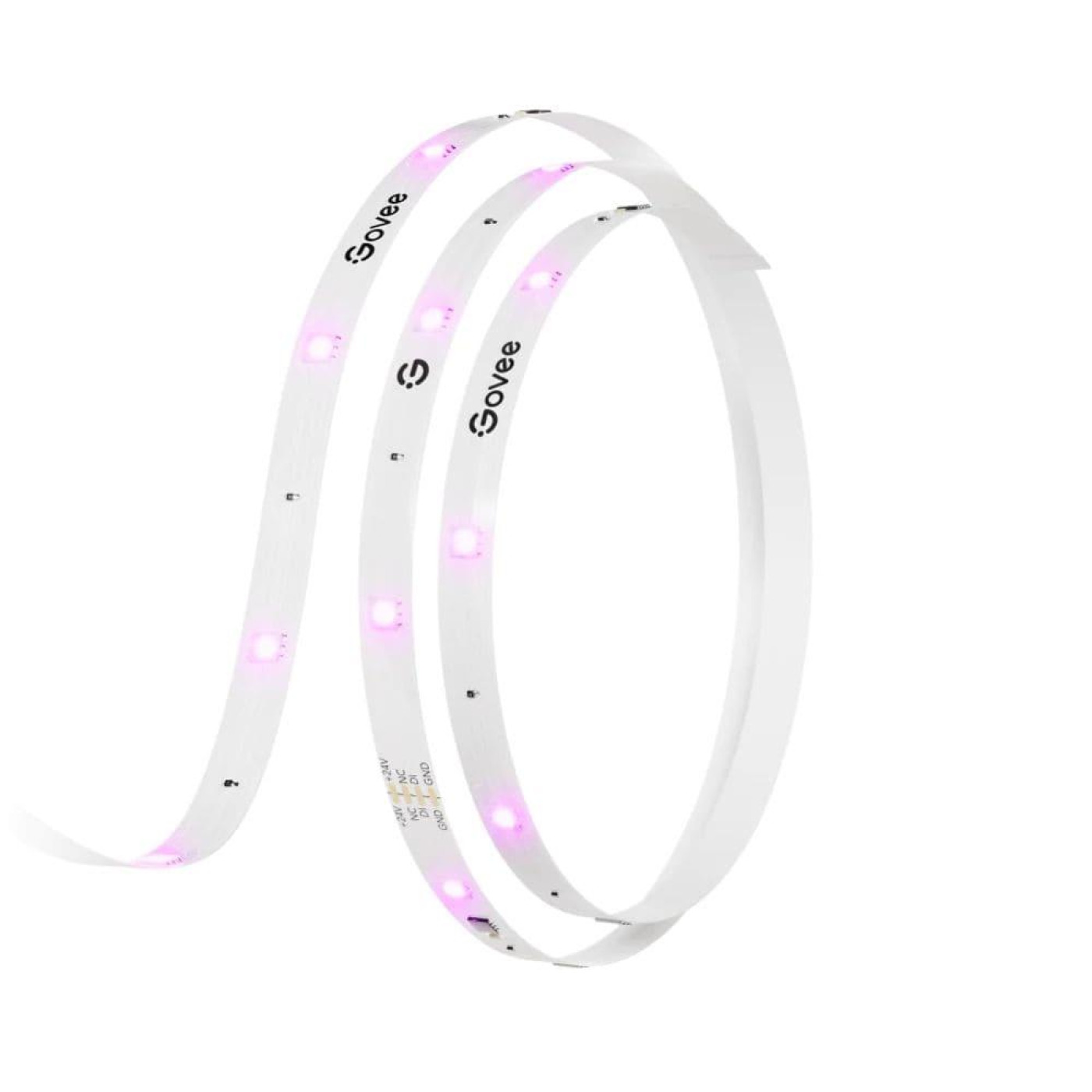 Стричка свитлодиодна розумна Govee H618A RGBIC Basic Wi-Fi + Bluetooth LED Strip Light 5м Билий