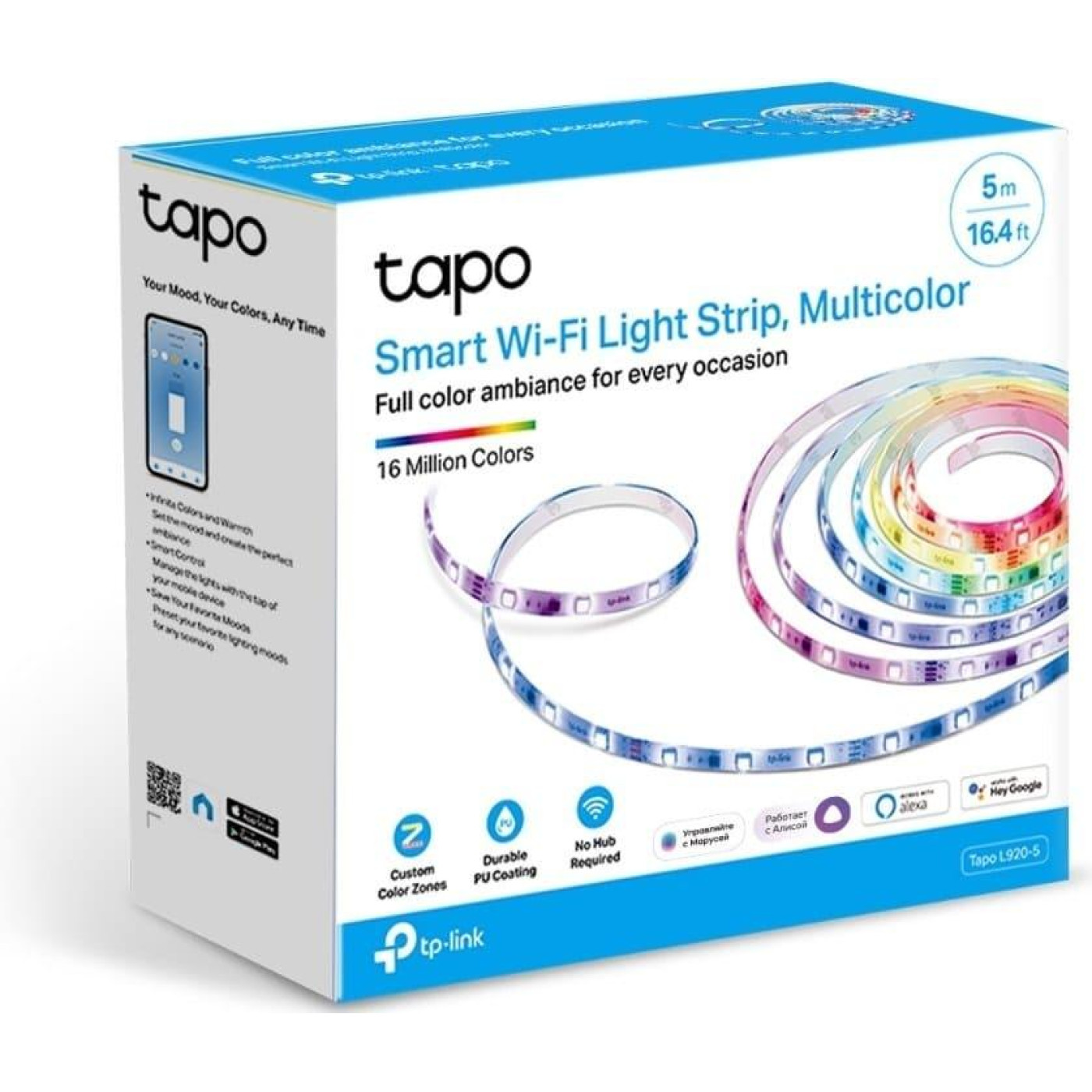 Розумна багатобарвна Wi-Fi стричка TP-LINK TAPO L920-5