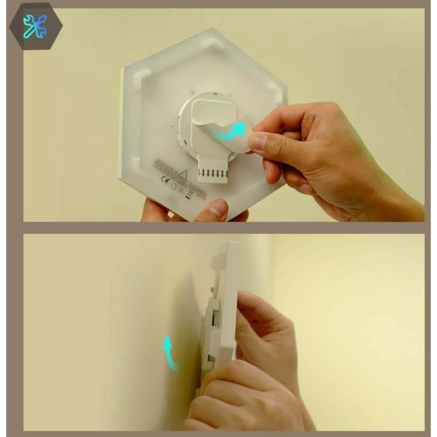 Набір настінних світильників Govee H6061 Glide Hexa Light Panels 10шт RGB Білий