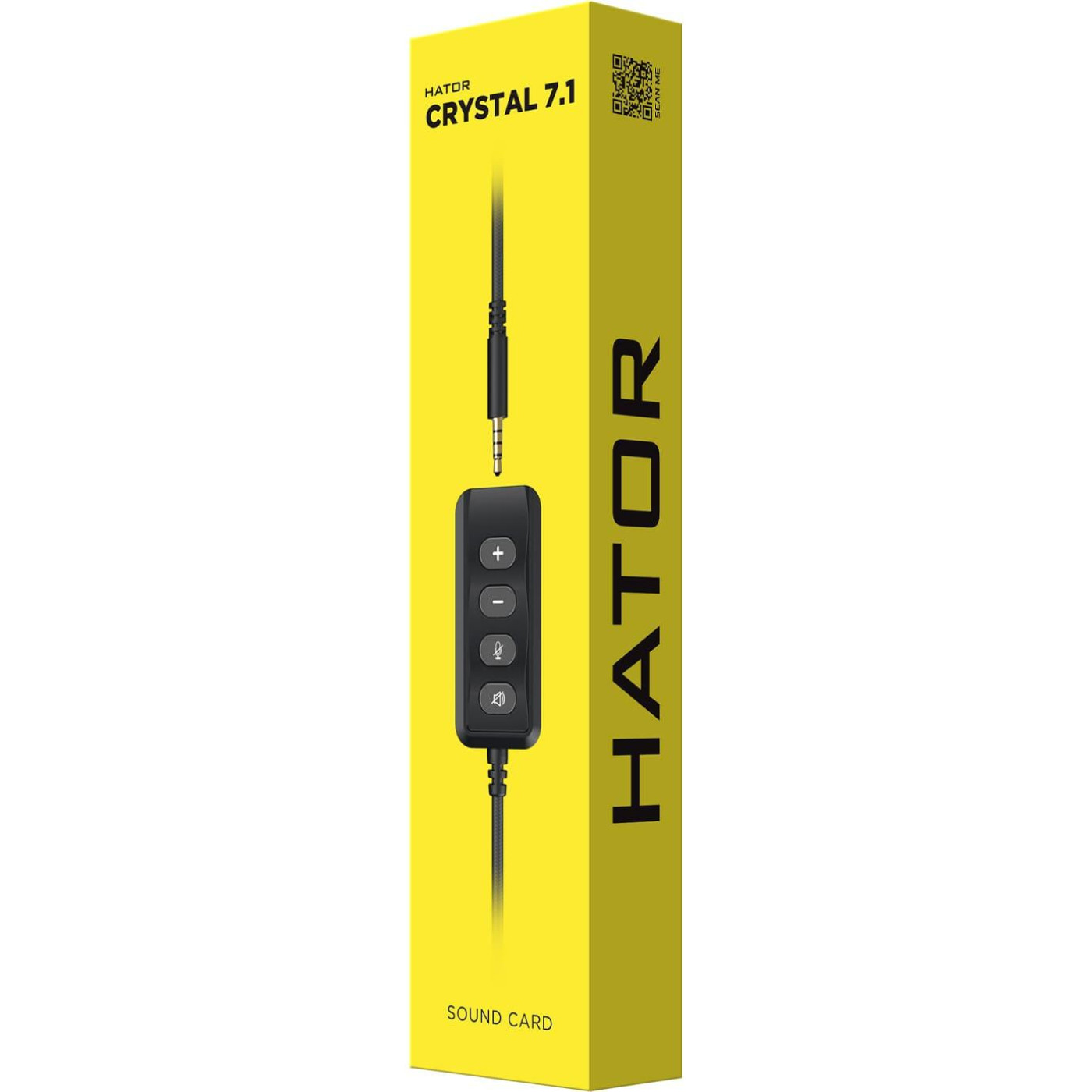 Звуковая карта HATOR Crystal 7.1 Black (HTA-100)