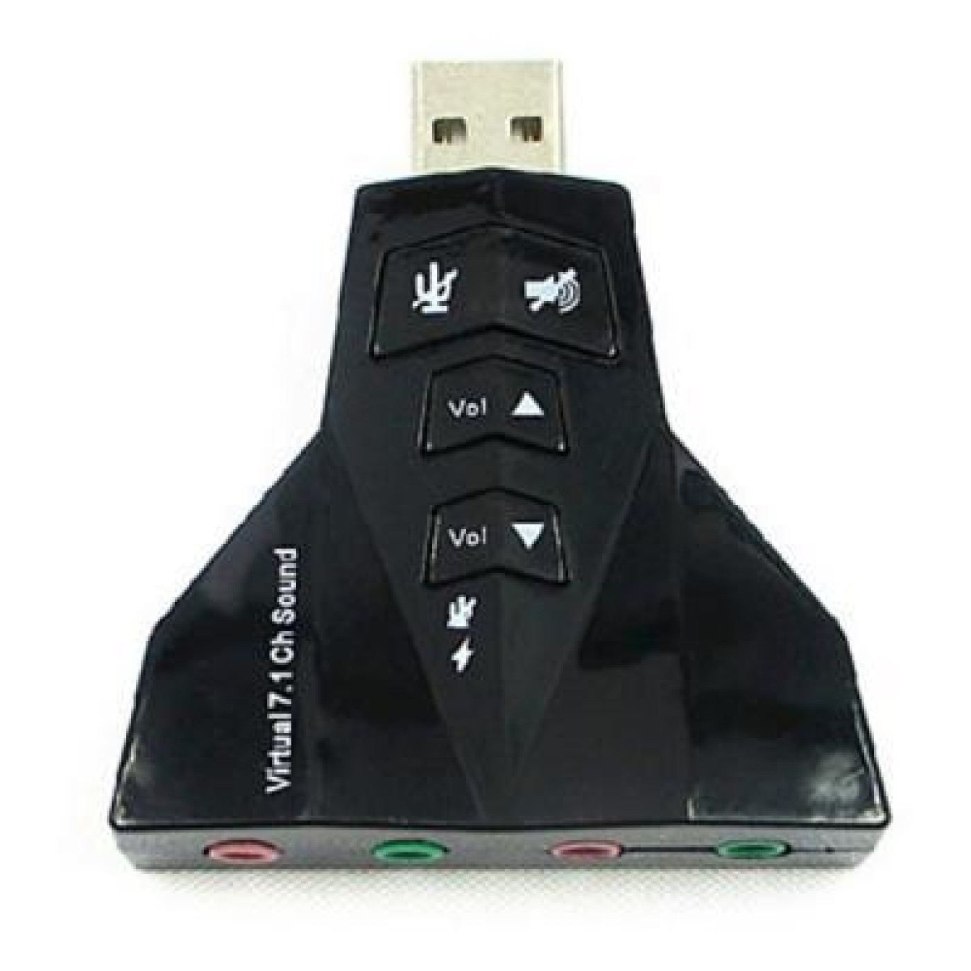 Звуковая карта Dynamode USB 8(7.1) каналов Virtual, 2 стерео-выхода, 2 моно-входа, RTL 3D (PD560)