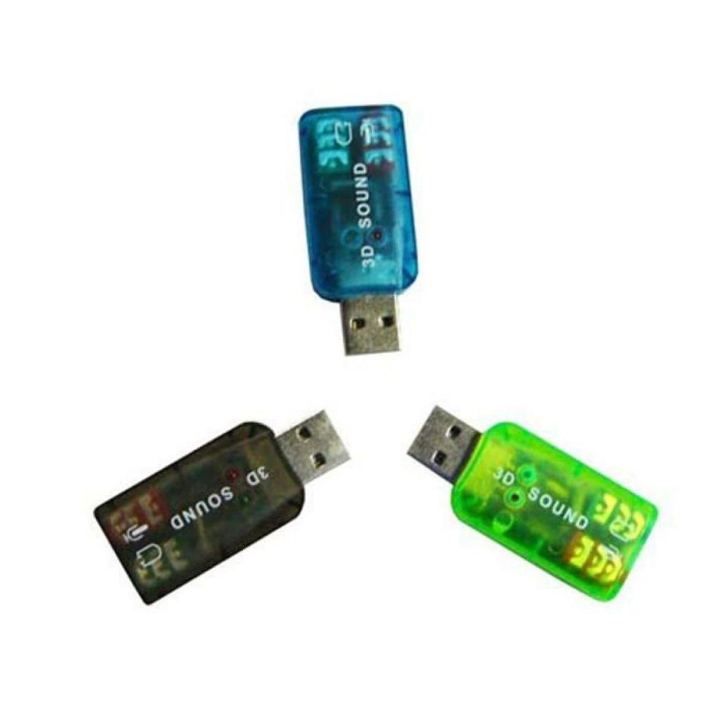 Звуковая карта ATcom USB-sound card 5.1 3D sound (Windows 7 ready) (7807)