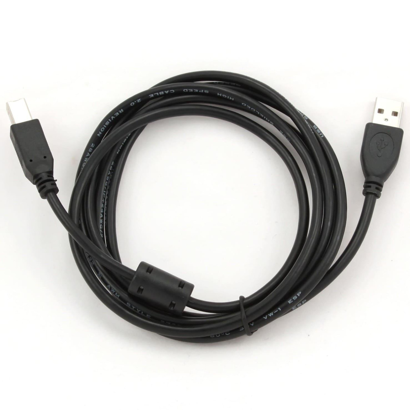 Кабель Cablexpert CCFB-USB2-AMBM-3M, USB 2.0 A-папа/B-папа, 3 м., блістер