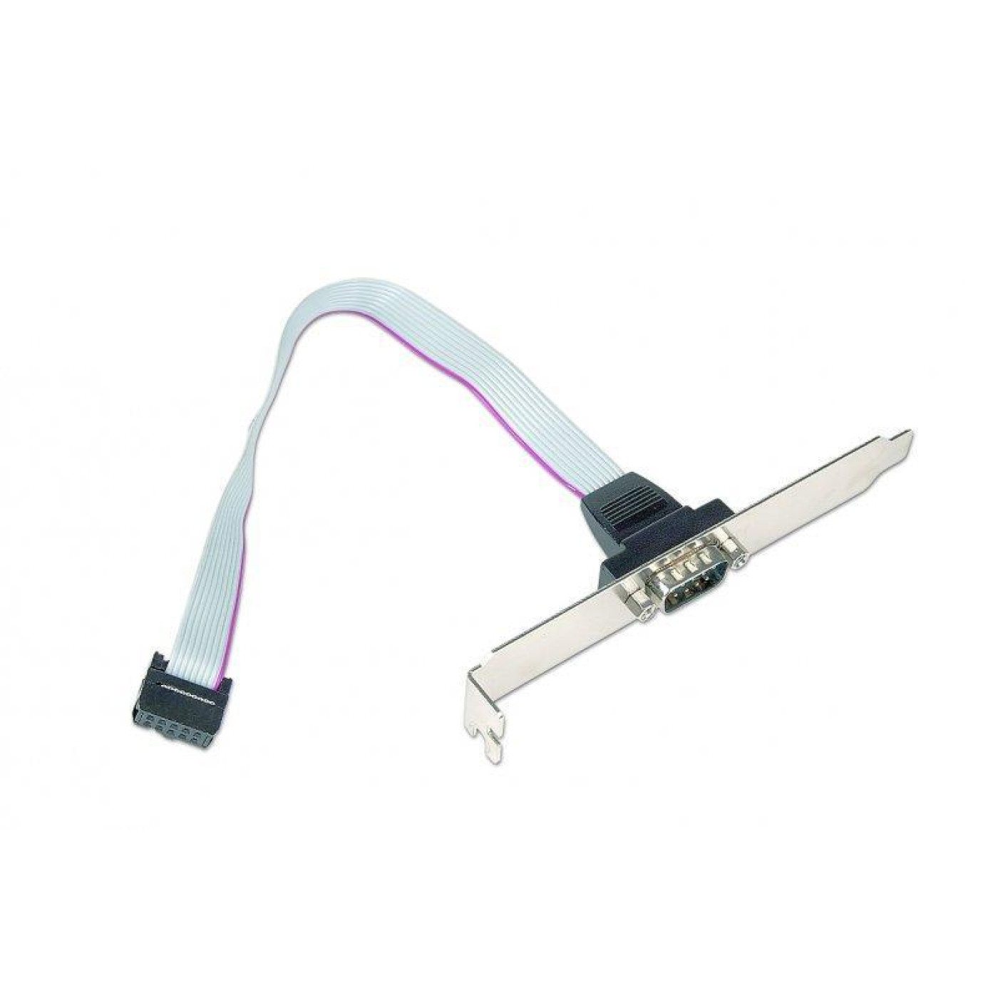 Планка Cablexpert CCDB9RECEPTACLE COM-port DB9 полнопрофильная, 0.25 м