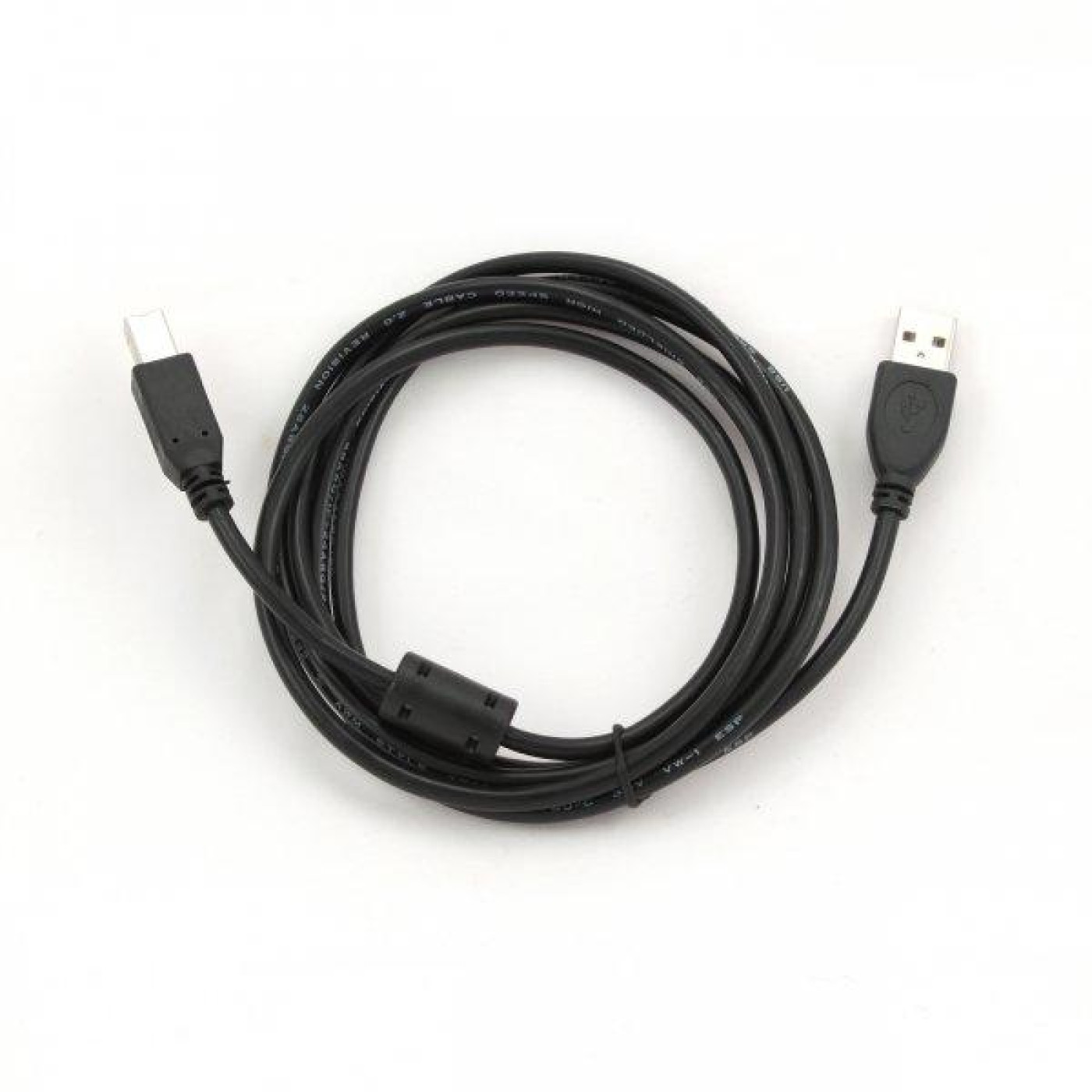 Кабель Cablexpert CCFB-USB2-AMBM-1.5M, USB 2.0 A-папа/B-папа, 1,5 м., блистер
