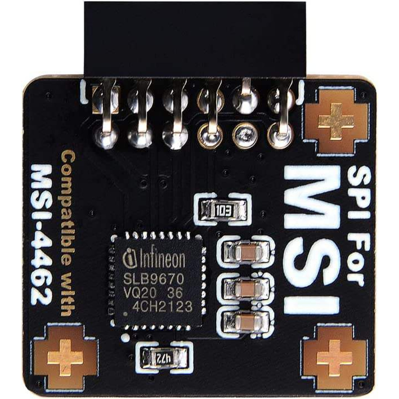 Контролер MSI TPM-SPI 12-1pin INFINEON 9670 TPM 2.0 (FW 7.85) (MS-4462)