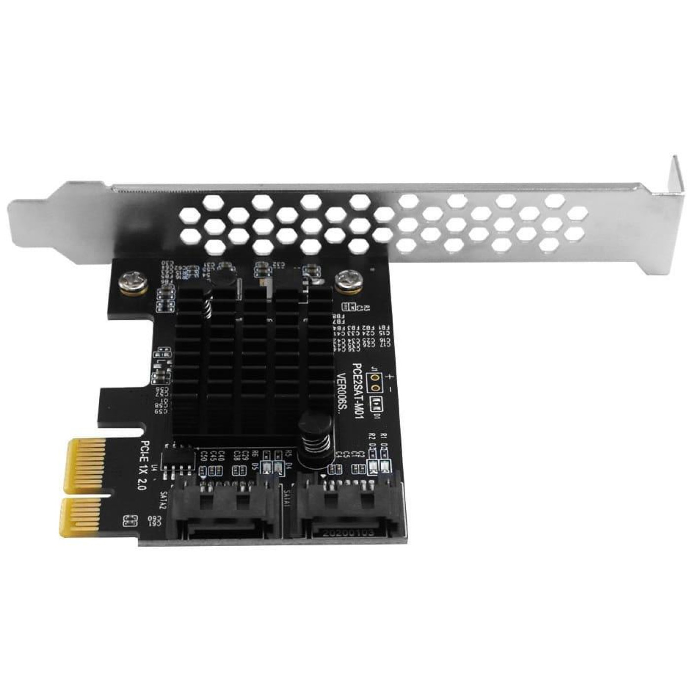 Контроллер Dynamode PCI-E to 2 х SATA III (6 Гбит/сек), 2 внутр. канала, чипсет Marvell 88SE91XX